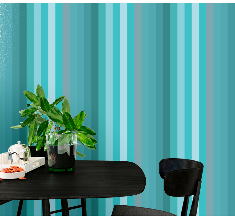 Striped Wall Accent stripes wallpaper - TenStickers