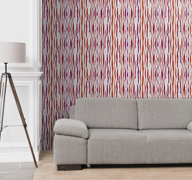 Striped with different shades Wallpaper - TenStickers
