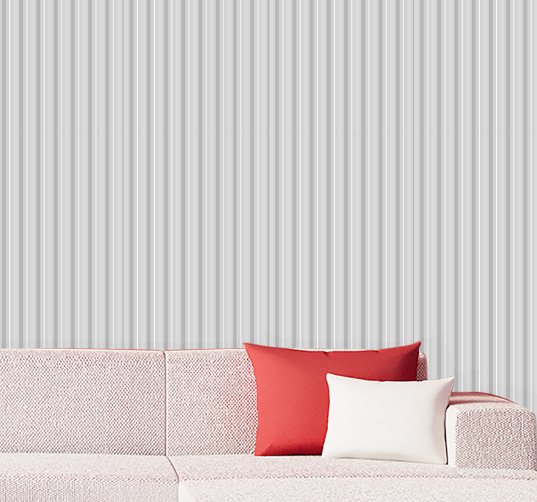 Subtle Striped Design wallpaper horizontal stripes - TenStickers