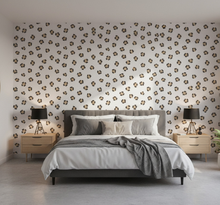 Textured wallpaper with timeless design - TenStickers