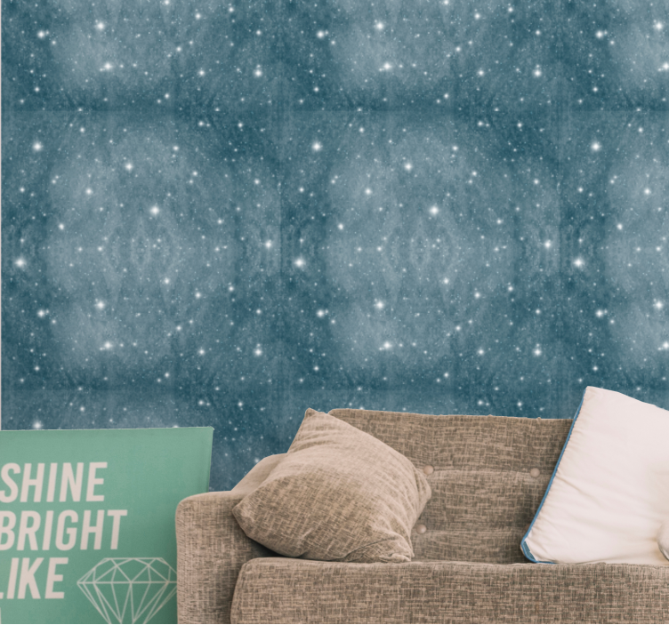 Twinkling Night Sky stars wallpaper - TenStickers