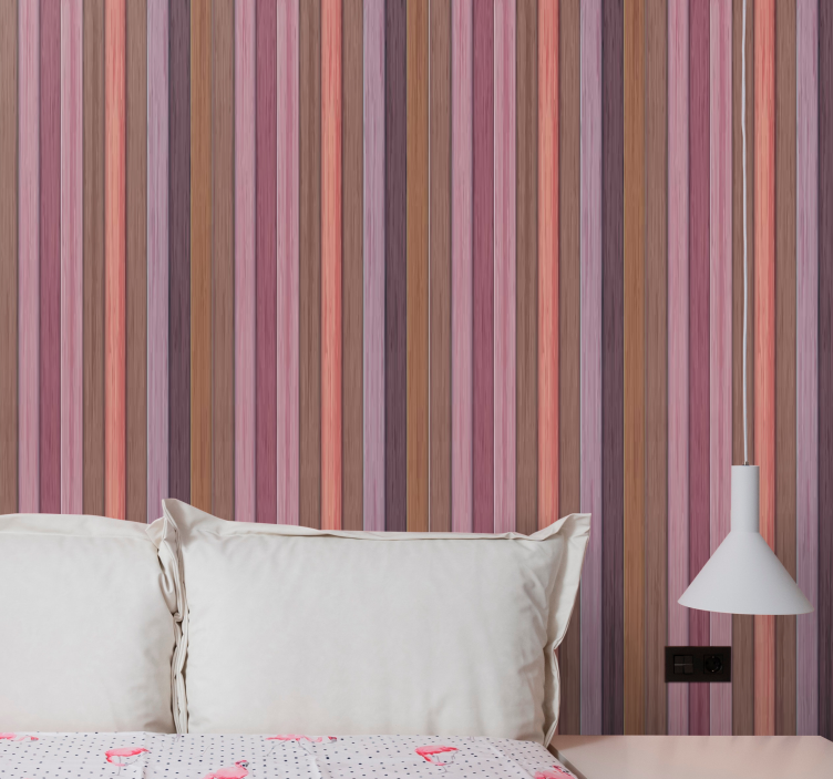 Vertical Harmony stripes wallpaper - TenStickers