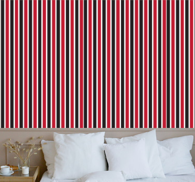 Vertical Stripe Ensemble stripes wallpaper - TenStickers