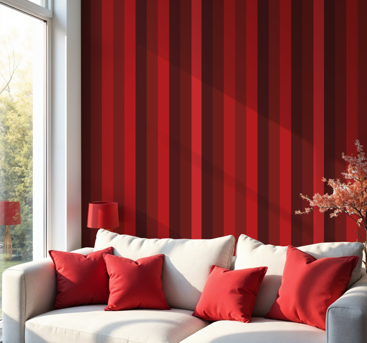 Vertical Striped Design stripes wallpaper - TenStickers