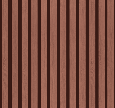 "Mocha mousse" slats vertical striped wallpaper - TenStickers