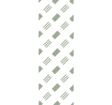 Modern wallpaper in green and white design - TenStickers