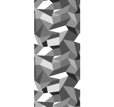 Grey irregular shapes wallpaper geometric - TenStickers