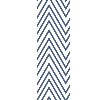 Zigzag blue pattern other stripes wallpaper - TenStickers
