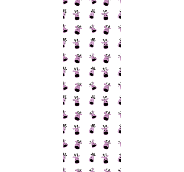Happy Reindeer Faces cute animal wallpaper - TenStickers