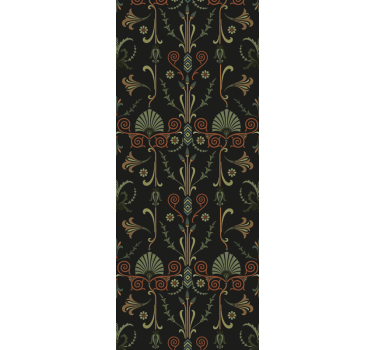 Botanical Elegant Pattern wallpaper flowery - TenStickers