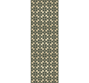 Geometric floral style master bedroom wallpaper - TenStickers