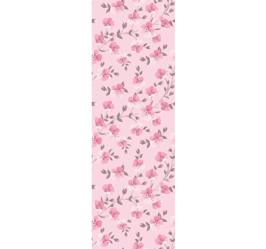Pink Floral Arrangement flowers wallpaper - TenStickers