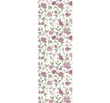 Floral Charm flowers wallpaper - TenStickers