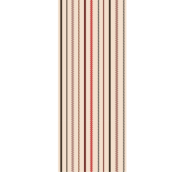 Linear stitch pattern vertical striped wallpaper - TenStickers