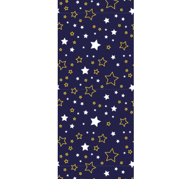 Navy Starry Night stars wallpaper - TenStickers