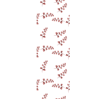 Delicate white vine wallpaper flowery - TenStickers