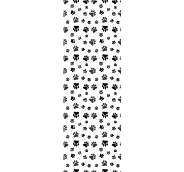 Paw Prints cute animal wallpaper - TenStickers