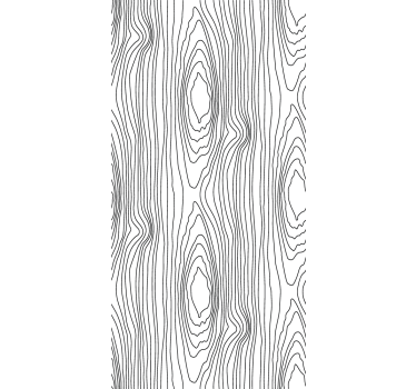 Linear tree rings wood feature wallpaper - TenStickers