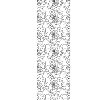 Elegant Flower Bloom wallpaper flowery - TenStickers