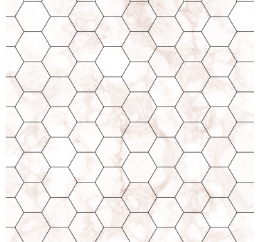 Honeycomb Structure wallpaper patterns - TenStickers