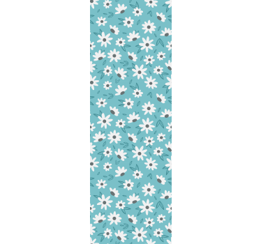 Floral Spring Bloom flowers wallpaper - TenStickers