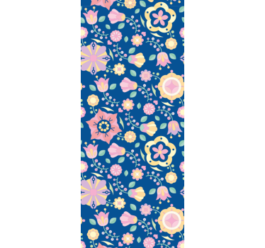Floral Bloom Composition flowers wallpaper - TenStickers