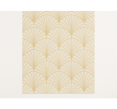 1920's fan Art Deco other vintage wallpaper - TenStickers