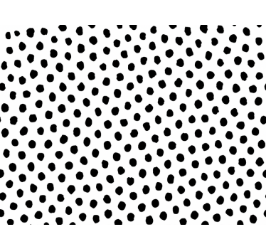 Black and white Dalmata wallpaper of a dog - TenStickers