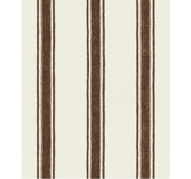 Geometric wallpaper in brown vertical lines - TenStickers