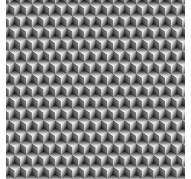 3d wallpaper grey cubes pattern - TenStickers