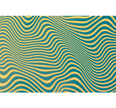 Retro lines bedroom wallpaper - TenStickers