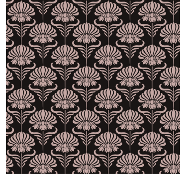 Baroque wallpaper with art nouveau designs - TenStickers