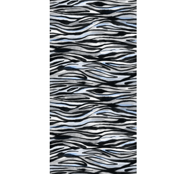 Ornamental wallpaper zebra pattern design - TenStickers