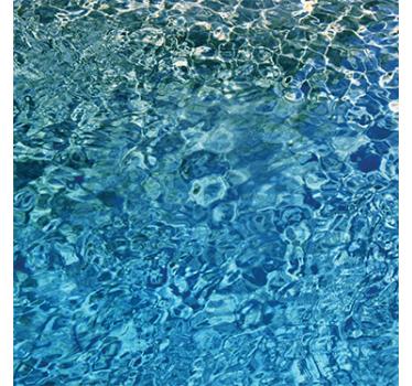 Textured wallpaper blue realistic water - TenStickers