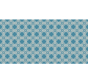Antique vintage blue and white wallpaper patterns - TenStickers