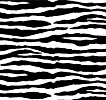 Cute animal wallpaper with zebra stripes - TenStickers