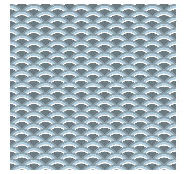 Cute animal wallpaper in blue snake skin pattern - TenStickers