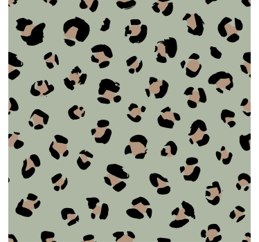 Cute animal wallpaper watercolor leopard design - TenStickers