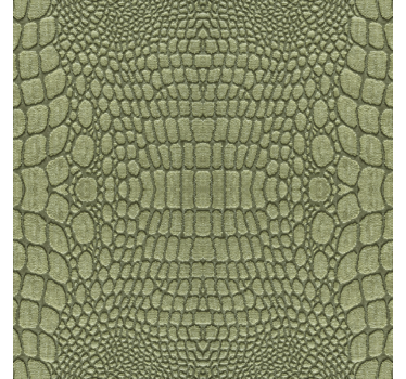 Cute animal wallpaper with crocodile skin design - TenStickers