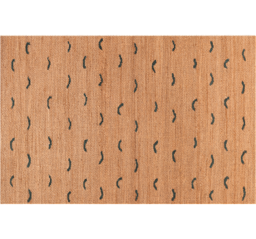 Cute animal wallpaper in jute beige look - TenStickers