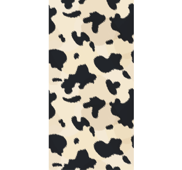 Cute animal wallpaper cow spot design - TenStickers