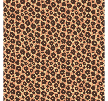 Cute animal wallpaper with leopard pattern mix - TenStickers