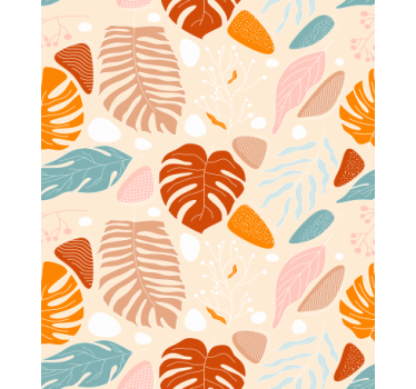 Nature wallpaper colourful foliage - TenStickers