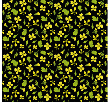 Nature wallpaper vibrant floral design - TenStickers