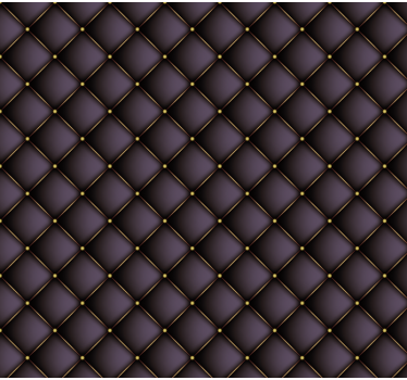 Textured wallpaper with quilted design - TenStickers