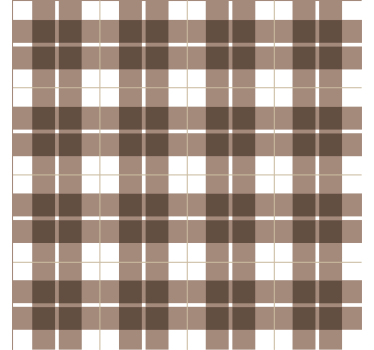 Earthy tones check tiles wallpaper - TenStickers