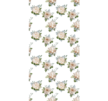 Hallway wallpaper with cosmopolitan design - TenStickers