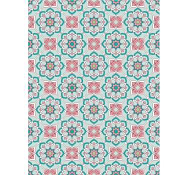 Hallway wallpaper in vintage charm style - TenStickers
