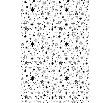 Teenage bedroom wallpaper starry night design - TenStickers