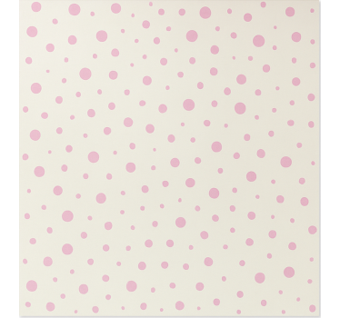 Teenage bedroom wallpaper in pink elegant dots - TenStickers